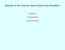 Tablet Screenshot of emerdeanbroadbent.com